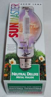 Sunmaster 1000 watt MH Bulb Neutral Lamp   Metal Halide  