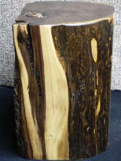   Black Walnut Figured Rustic End Table Stump Stool Lumber 10041  