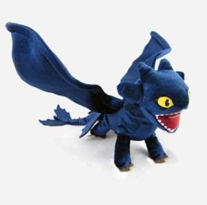 New How To Train Your Dragon plush NIGHT FURY TOOTHLESS 17.5 US FAST 