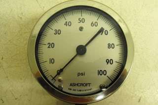Ashcroft 100 PSI Pressure Gauges Type# 1009S NIB  