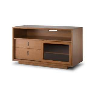  Natural Cherry Salamander Madrid Wood Double TV Stand 