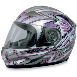 AFX FX 90 Full Face Motorcycle Helmet Passion Pink/Silver 