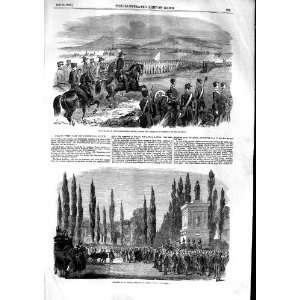   1853 Sham Fight Devon General Smith Arago Funeral Pere