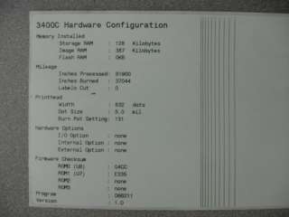 Intermec EasyCoder 3400 Thermal Barcode Label Printer  
