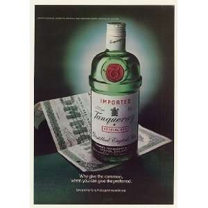   Gin Bottle Preferred Common Stock Print Ad (50584)
