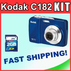  Kodak EasyShare C182 12MP Digital Camera w/ 3x Optical 