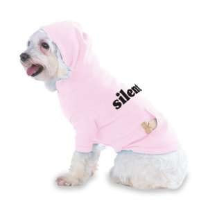  silent Hooded (Hoody) T Shirt with pocket for your Dog or 