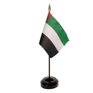  United Arab Emirates Flag 4X6 Inch Mounted E Gloss With 