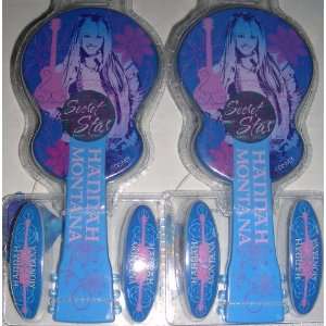    Hannah Montana Hair Brushes & Barretts (6 Pc. Set) 