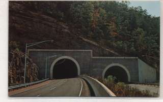 Double Tunnel on I 40 between Newport,TN & Asheville,NC Postcard .