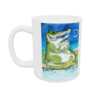  Crocodile Lullaby (mixed media) by Maylee Christie   Mug 