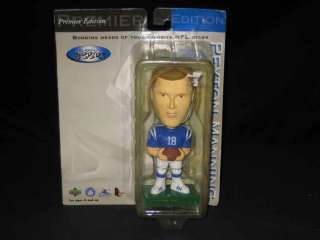This listing is for a Peyton Manning Premier Edition Bobbin Bobbers 