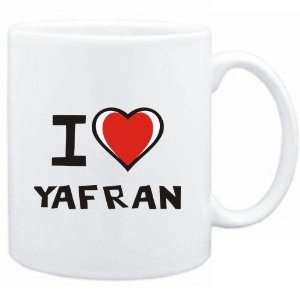  Mug White I love Yafran  Cities