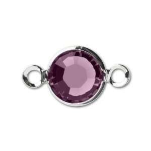  57700 6mm Silver Plated Channel Link Amethyst Arts 