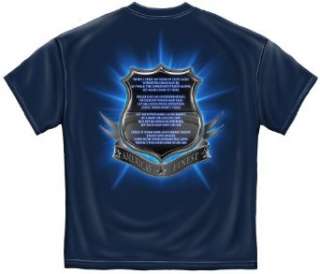 Police Prayer T Shirt Law Enforcement Prayer Clothing