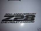 Decal for your 1997 Camaro Z28 30th Anniversary LT1