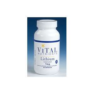    Vital Nutrients   Lithium (orotate) 5mg 90c