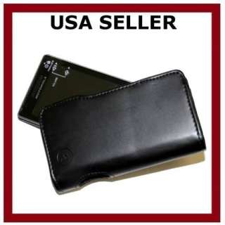 NEW SANYO Z10 M6000 LEATHER CASE POUCH WITH CLIP  