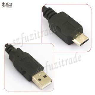 USB 2.0 Type A to Micro B 5 Pin MIni Male Data Charger Cable For 