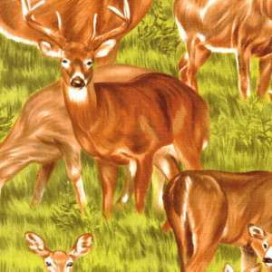 DEER FABRIC BY FABRIQUILT 1/2 YD BRAND NEW  