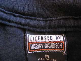 HARLEY DAVIDSON T Shirt mens M Forged Steel BLACKSMITH Cactus LONG 