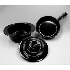  3 Piece Ceramic Cookware Set   Skillet and Sauce Pan 