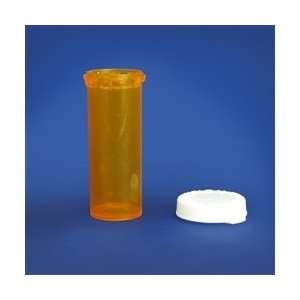 Amber Pharmacy Vials, Snap Caps, 8 dram (29.5 mL), case of 500  