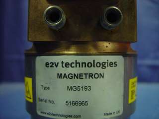 e2v technologies Tunable S Band Magnetron Tube MG5193  