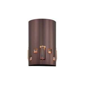  Kovacs P1080 631 1 Light Wall Sconce in Chocolate Chrome 