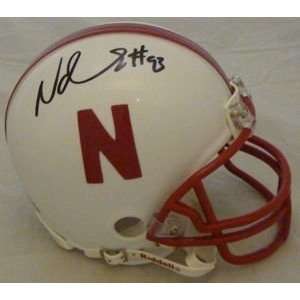   Ndamukong Suh SIGNED Nebraska Cornhuskers Mini Helmet 