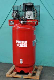 PORTER CABLE 7 HP VERTICAL AIR COMPRESSOR, SINGLE PHASE  
