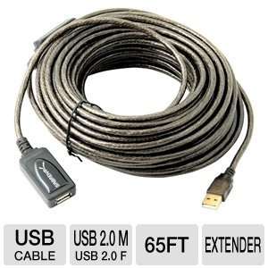  Sabrent USB 2.0 Active 65ft Extension Cable Electronics