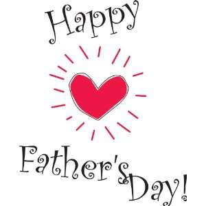  Vinyl Wall Decal   Happy fathers day     selected color 