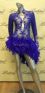 LATIN SALSA(BALLROOM) COMPETITION DRESS SIZE S (LT398C)  