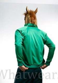 Mens Slim Fit Sportswear Sweatshirt (Suit) Green W47  