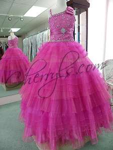 Perfect Angels 1416 Pink 8 Pageant Dress NWT  