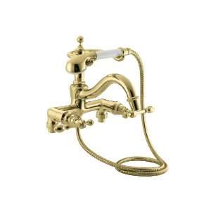 KOHLER K 6905 4 PW IV Georges Brass Bath Faucet with Handshower and 