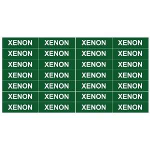  XENON Gas Pipe Tubing Labels 3/8 Height, 1 1/2 Width 