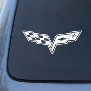  Corvette C6 Flags   6 decal   Car, Truck, Notebook, Vinyl 