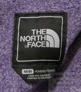 The North Face Purple Fleece Zip Up Womens Jacket Size Medium  