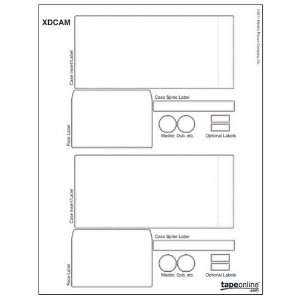  TapeOnline XDCAM Labels