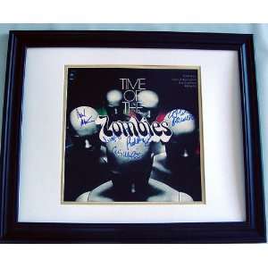 THE ZOMBIES Autographed CUSTOM FRAMED Signed LP