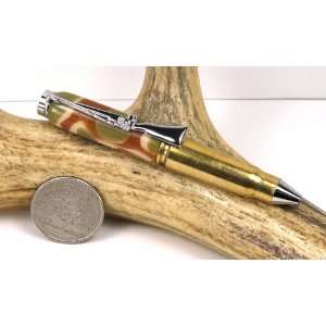  Desert Camo Acrylic 7.62x39 Rifle Cartridge Pen With a 