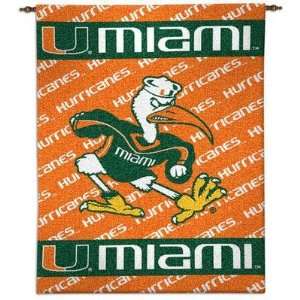  University of Miami Mascot Wall Hanging