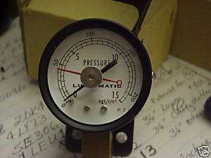 Lube brand 2 pressure gauge 0   15kg/cm2 (200 psi)  