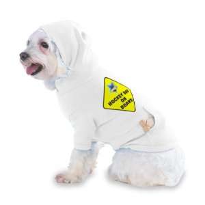 Hockey Dad on Board Hooded (Hoody) T Shirt with pocket for your Dog or 