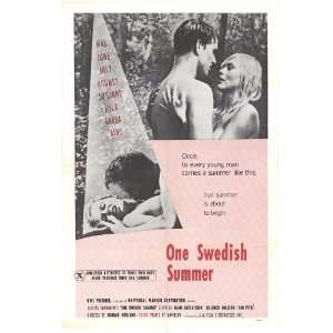 One Swedish Summer Movie Poster (27 x 40 Inches   69cm x 102cm) (1971 