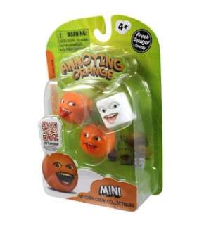 from the sensational youtube series annoying orange figure 3 pack