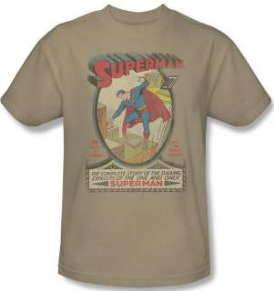 NEW Men Women Youth Kid SIZE Superman Vintage Fade Issue #1 DC Comic T 