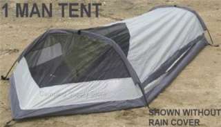NEW 1 Man HIKING Camping BIKER Tent w/ Rain Cover beach  